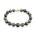 Bracelet Cerclee Or Jaune Perle De Culture De Tahiti - Bracelets Femme | Histoire d&rsquo;Or