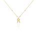 Collier Plaqué Or Jaune Lettra - Colliers fantaisie Femme | Histoire d’Or