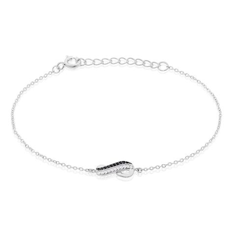 Bracelet Liraz Argent Blanc Oxyde De Zirconium - Bracelets Femme | Histoire d’Or