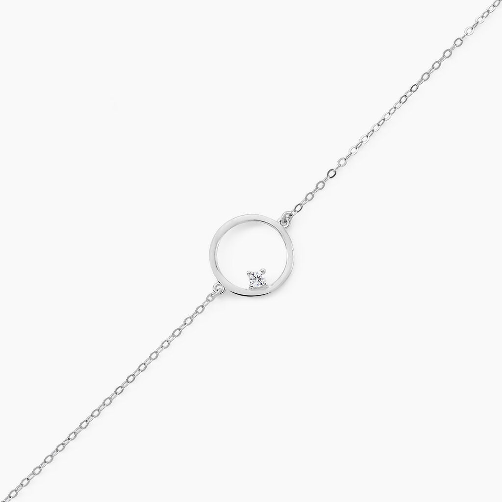 Bracelet Anas Argent Blanc Oxyde De Zirconium - Bracelets Femme | Histoire d’Or
