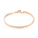 Bracelet Jonc Dreaming Argent Rose - Bracelets Coeur Femme | Histoire d’Or