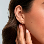 Boucles D'Oreilles Puces Deodan Or Jaune Oxyde De Zirconium - Clous d'oreilles Femme | Histoire d&rsquo;Or