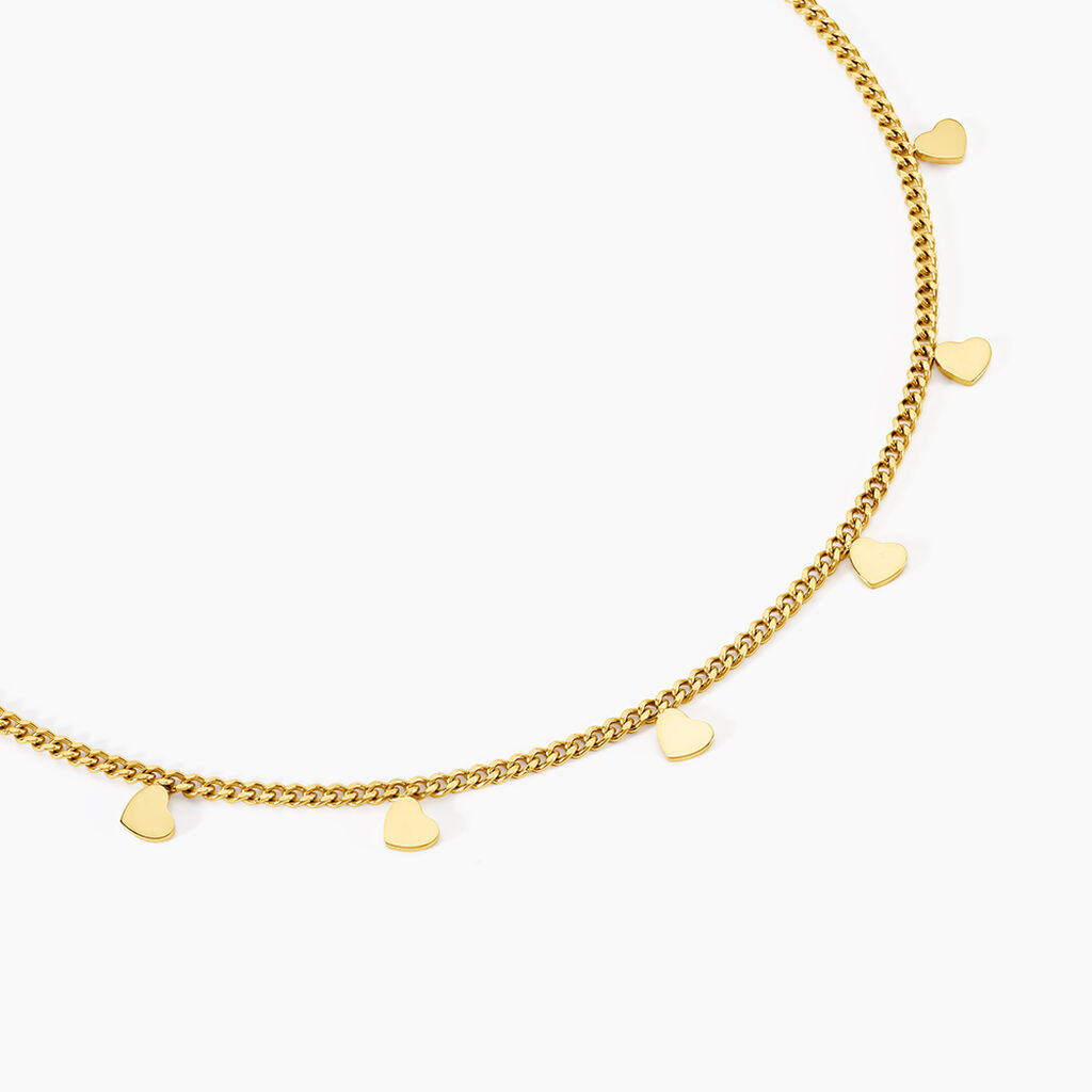 Collier Lady Chic Acier Jaune - Nouveautés Femme | Histoire d’Or
