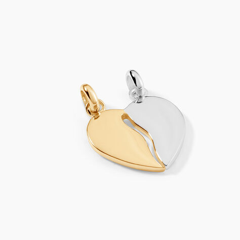 Pendentif Marie-stephanie Plaqu&eacute; Or Bicolore - Pendentifs Naissance Femme | Histoire d&rsquo;Or