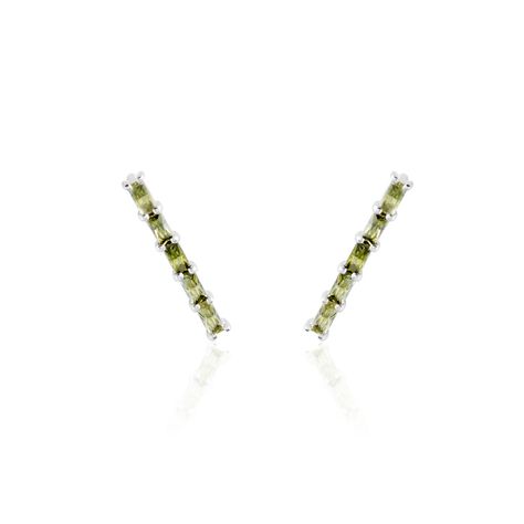 Boucles D'oreilles Grimpantes Alexander Argent Blanc Oxyde - Boucles d'oreilles fantaisie Femme | Histoire d&rsquo;Or