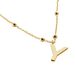Collier Plaqué Or Jaune Lettra - Colliers fantaisie Femme | Histoire d’Or