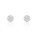 Boucles D'oreilles Puces Auxana Argent Blanc Oxyde De Zirconium - Boucles d'oreilles fantaisie Femme | Histoire d’Or
