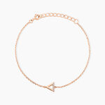 Bracelet Lorena Argent Rose Oxyde De Zirconium - Bracelets Femme | Histoire d&rsquo;Or