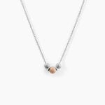 Collier Argent Bicolore Wilmart - Colliers fantaisie Femme | Histoire d&rsquo;Or