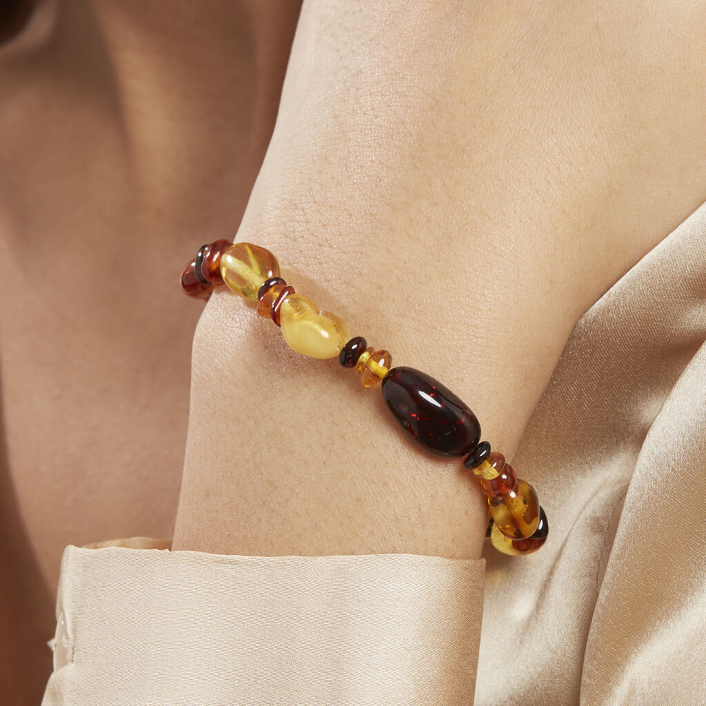Bracelet Ajana Ambre - Bracelets Femme | Histoire d’Or