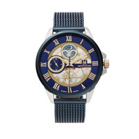 Montre Montignac Round Bleu