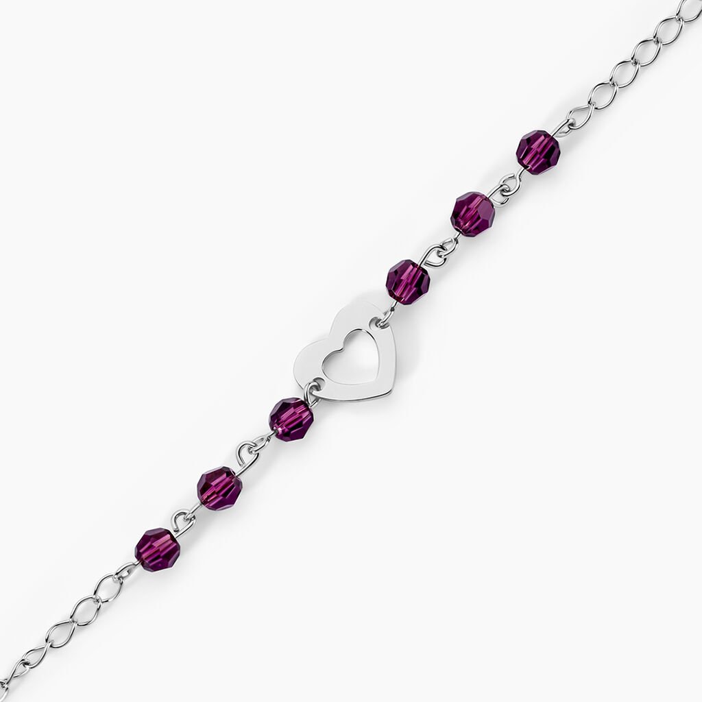 Bracelet Hazan Argent Blanc Pierre De Synthese - Bracelets Femme | Histoire d&rsquo;Or