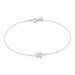 Bracelet Or Blanc Priscilliano Oxydes De Zirconium - Bracelets Femme | Histoire d’Or