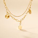 Collier Gili Acier Jaune - Colliers fantaisie Femme | Histoire d&rsquo;Or