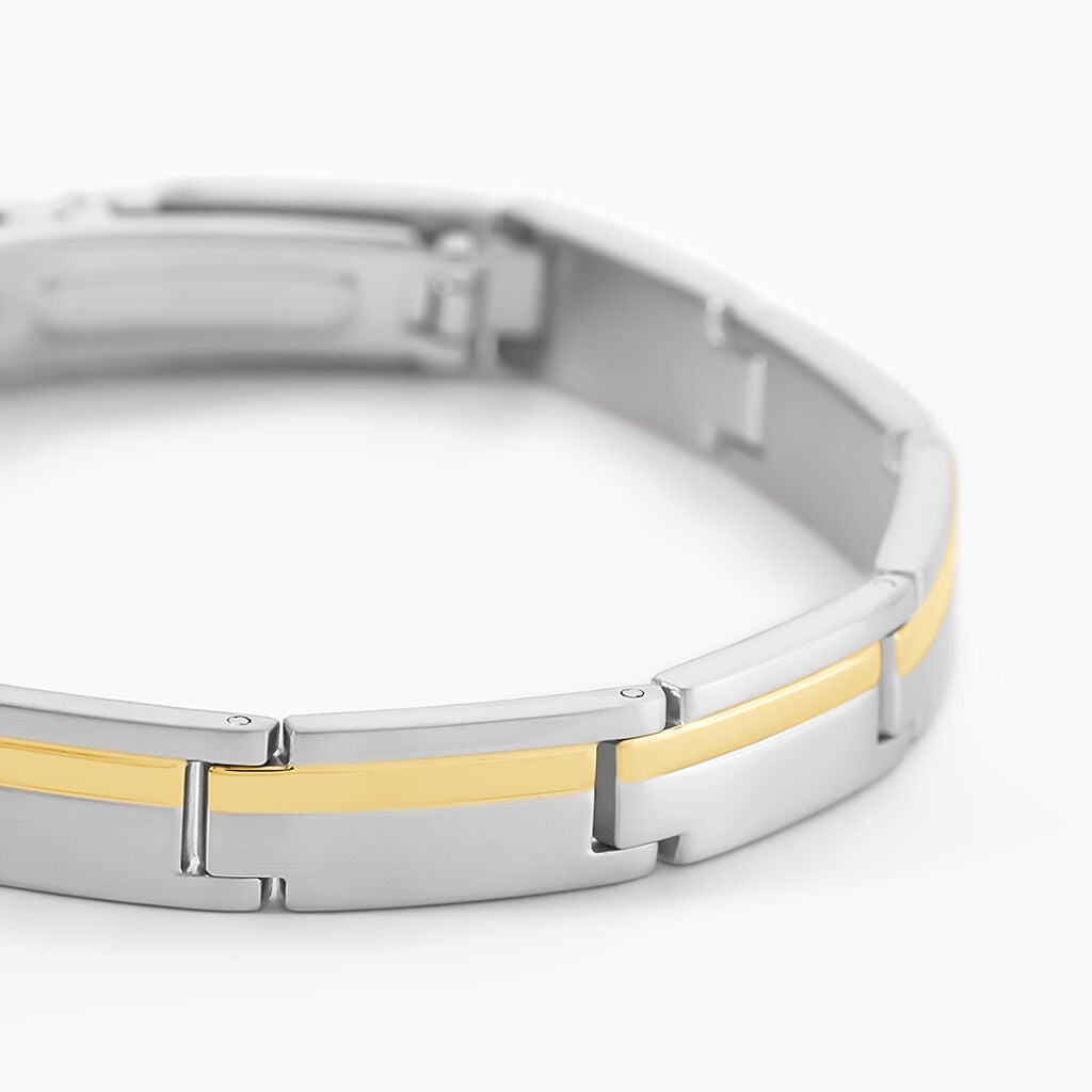 Bracelet M&eacute;tal Acier - Bijoux sans pierre Homme | Histoire d&rsquo;Or