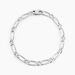 Bracelet Anilo Maille Alternee 1/1 Argent Blanc - Bracelets chaîne Homme | Histoire d’Or