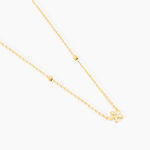 Collier Fenton Or Jaune Oxyde De Zirconium - Colliers Famille | Histoire d&rsquo;Or