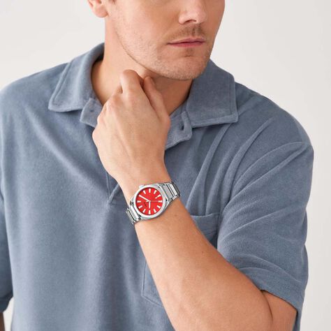 Montre Fossil Everett Rouge - Montres Homme | Histoire d’Or