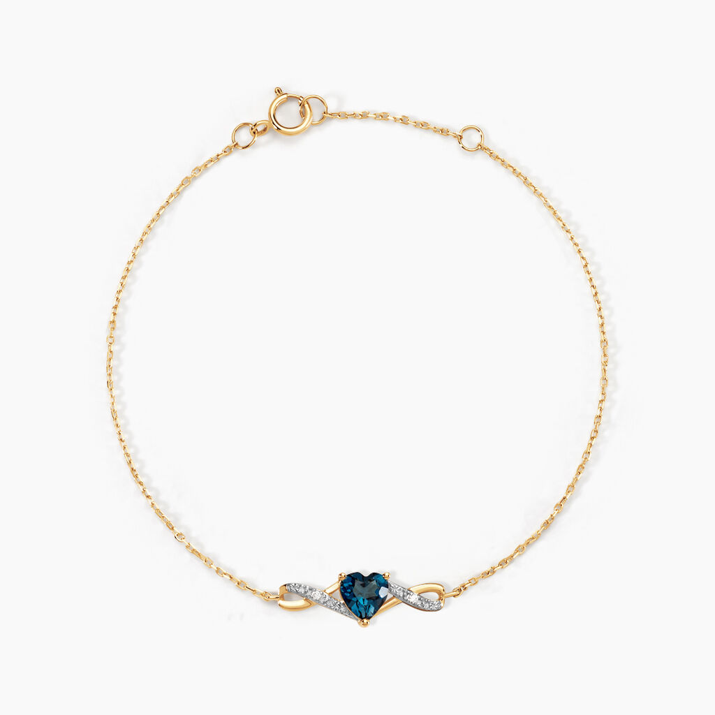 Bracelet Clothilde Or Jaune Topaze Oxyde De Zirconium - F&ecirc;te des m&egrave;res Femme | Histoire d&rsquo;Or