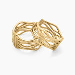 Cr&eacute;oles Iza Plaque Or Jaune - Boucles d'oreilles cr&eacute;oles Femme | Histoire d&rsquo;Or