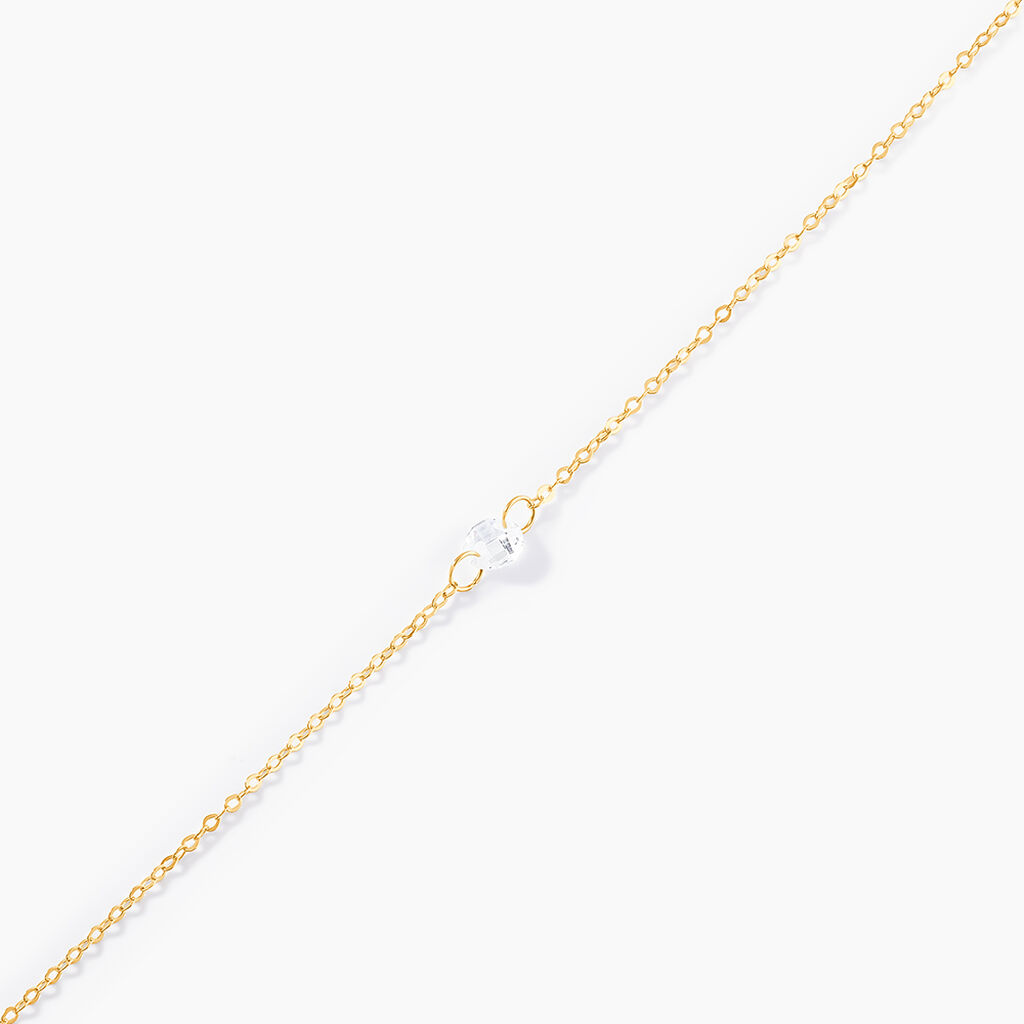 Bracelet Or Jaune Emilee Oxyde De Zirconium - Bracelets Enfant | Histoire d&rsquo;Or