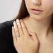 Bague Solitaire Carmelice Or Blanc Topaze Et Oxyde De Zirconium - Bagues solitaires Femme | Histoire d’Or
