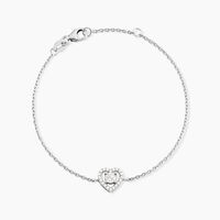 Bracelet Suzon Argent Blanc Oxyde De Zirconium