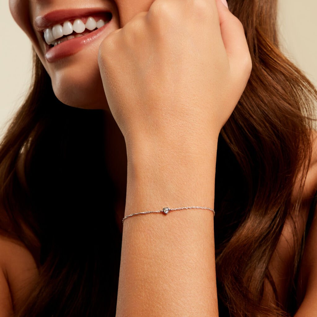 Bracelet Marciana Argent Blanc Oxyde De Zirconium - Bracelets Femme | Histoire d’Or