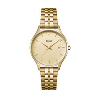 Montre Cluse Minuit Date Doré
