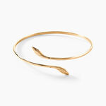 Bracelet Jonc Wandala Plaqu&eacute; Or Jaune - Bijoux sans pierre Femme | Histoire d&rsquo;Or