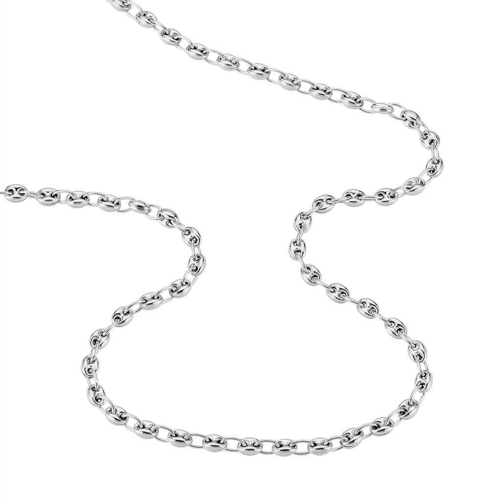 Collier Carrus Argent Blanc - Chaines Homme | Histoire d’Or