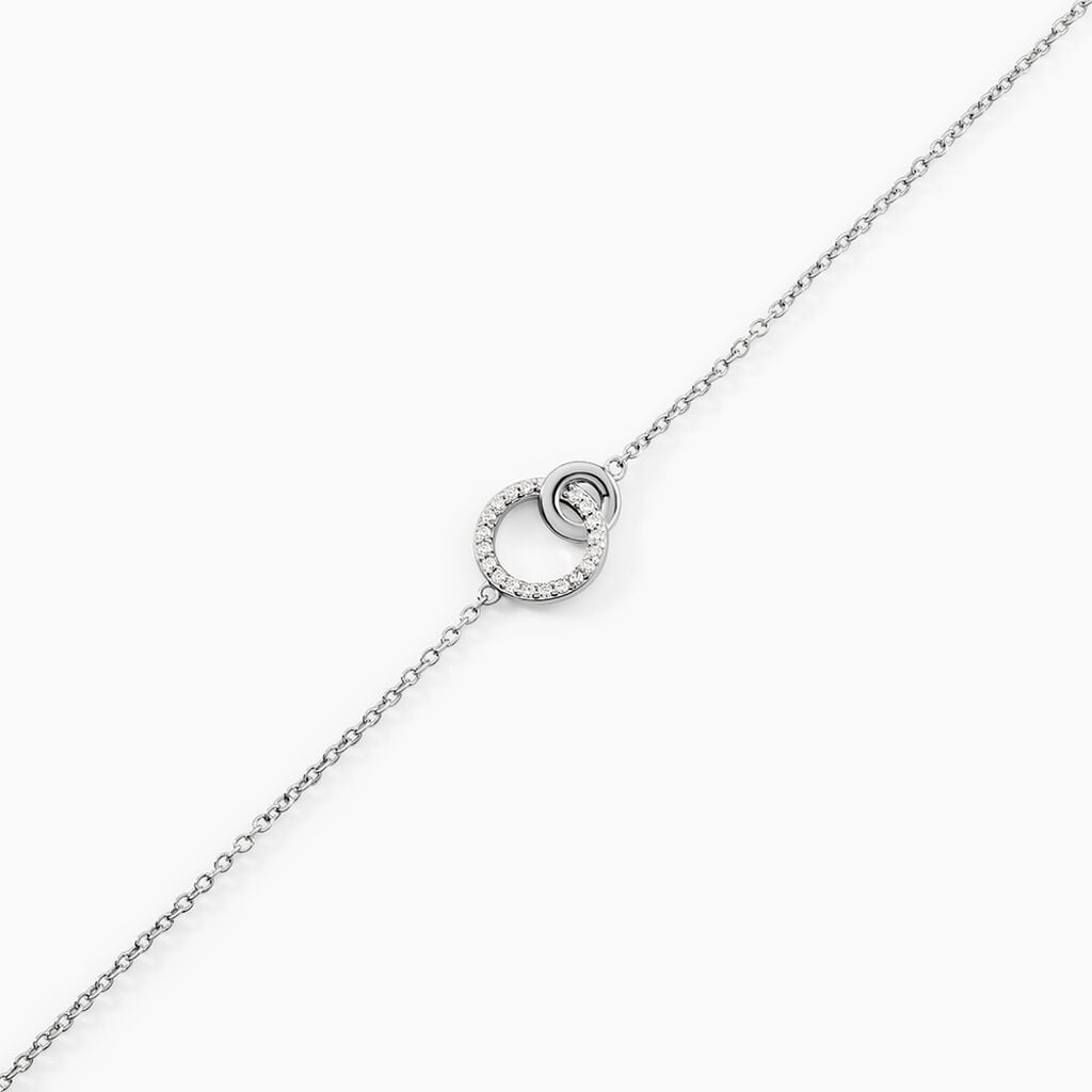 Bracelet Fant Argent Blanc Oxyde De Zirconium - Bracelets Femme | Histoire d&rsquo;Or