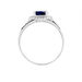 Bague Taliya Or Blanc Saphir Diamant - Bagues solitaires Femme | Histoire d’Or