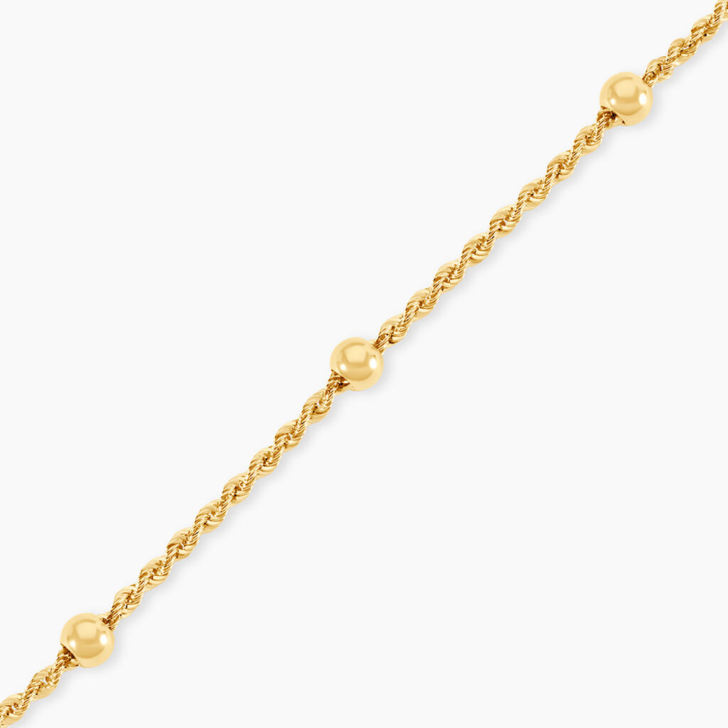 Bracelet Cordelia Or Jaune - Bracelets cha&icirc;ne Femme | Histoire d&rsquo;Or