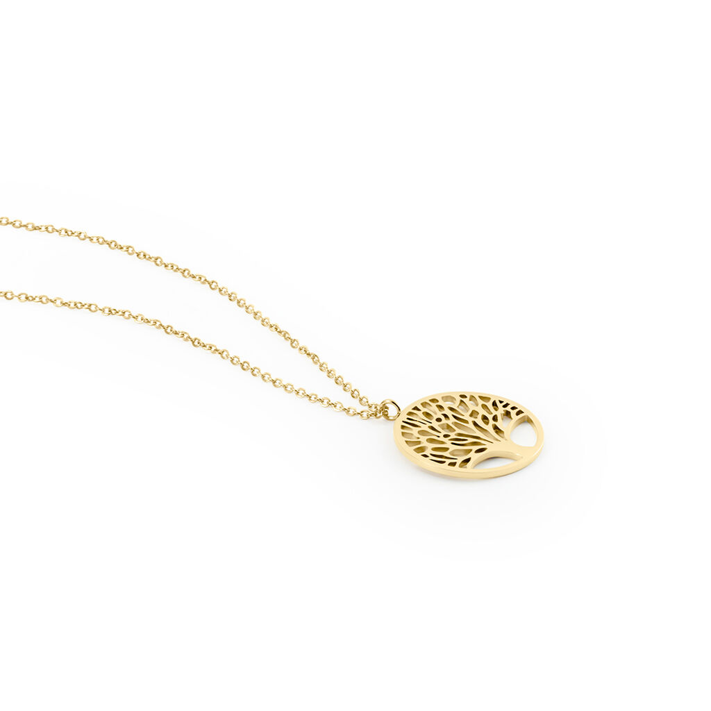 Collier Sautoir Acier Doré Ildut - Colliers fantaisie Femme | Histoire d’Or