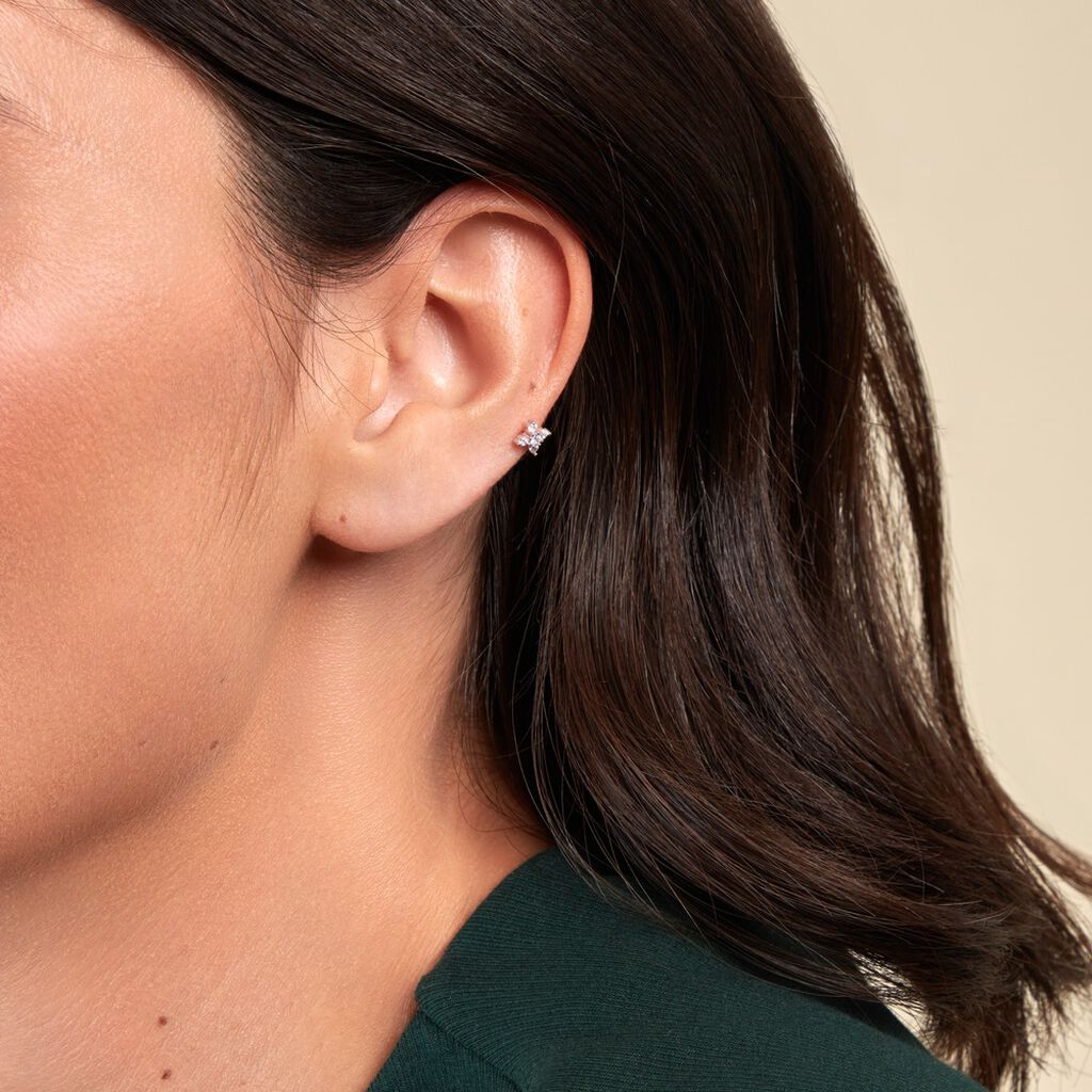 Piercing D'oreille Unitaire Argent Galihya Oxydes De Zirconium - Bijoux Femme | Histoire d’Or