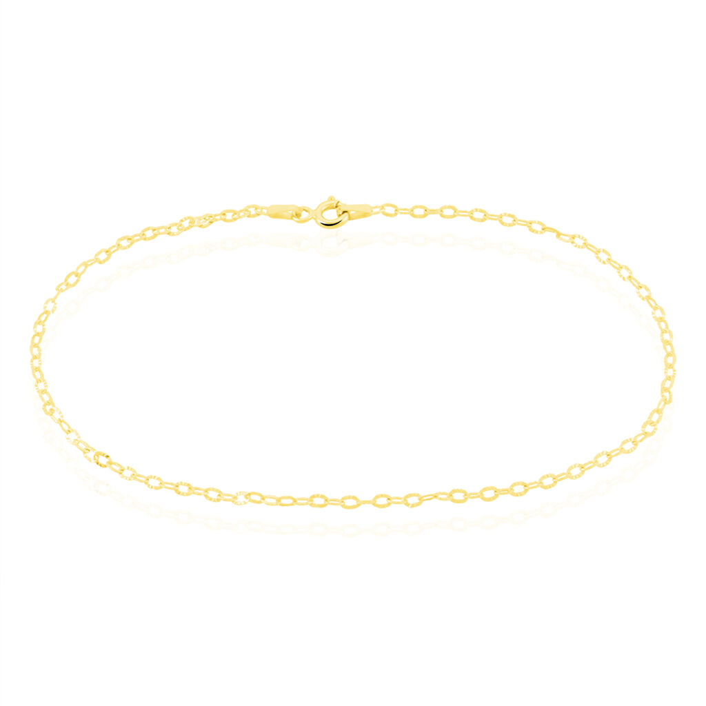 Chaîne De Cheville Maille Soleil Or Jaune - Chaînes de cheville Femme | Histoire d’Or