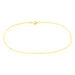 Chaîne De Cheville Maille Soleil Or Jaune - Chaînes de cheville Femme | Histoire d’Or