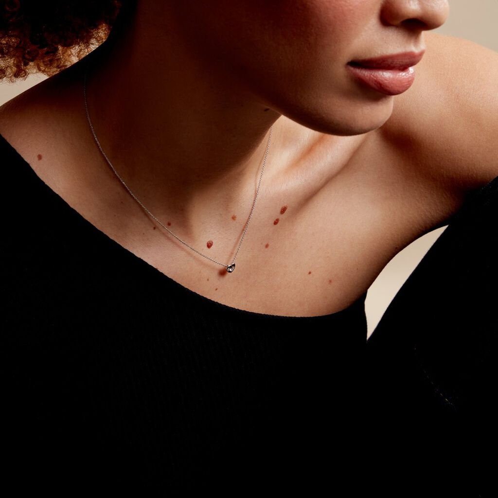 Collier Purete Or Blanc Diamant - Colliers Femme | Histoire d’Or