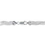 Bracelet Elae Argent Blanc - Bracelets cha&icirc;ne Femme | Histoire d&rsquo;Or