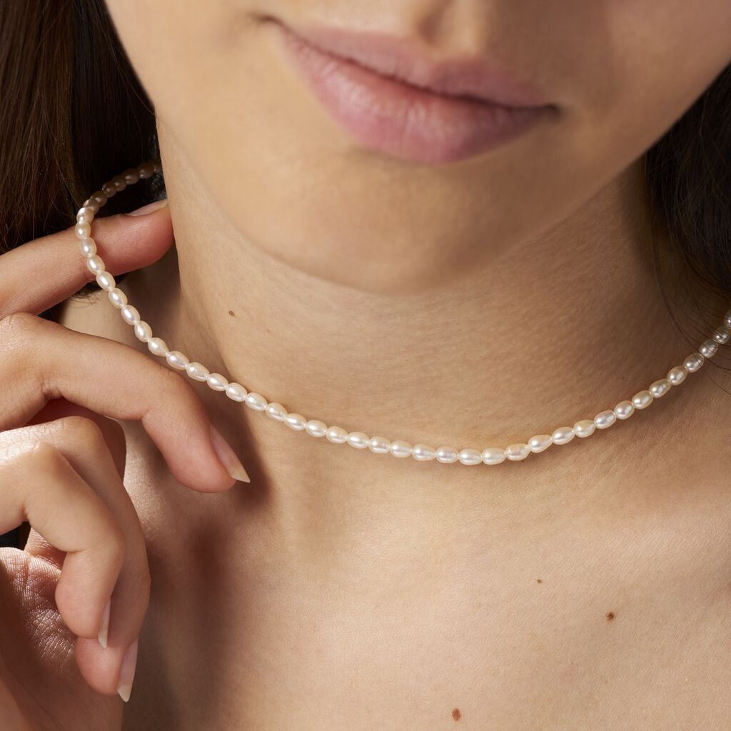 Collier Alceste Or Jaune Perle De Culture - Colliers Femme | Histoire d’Or
