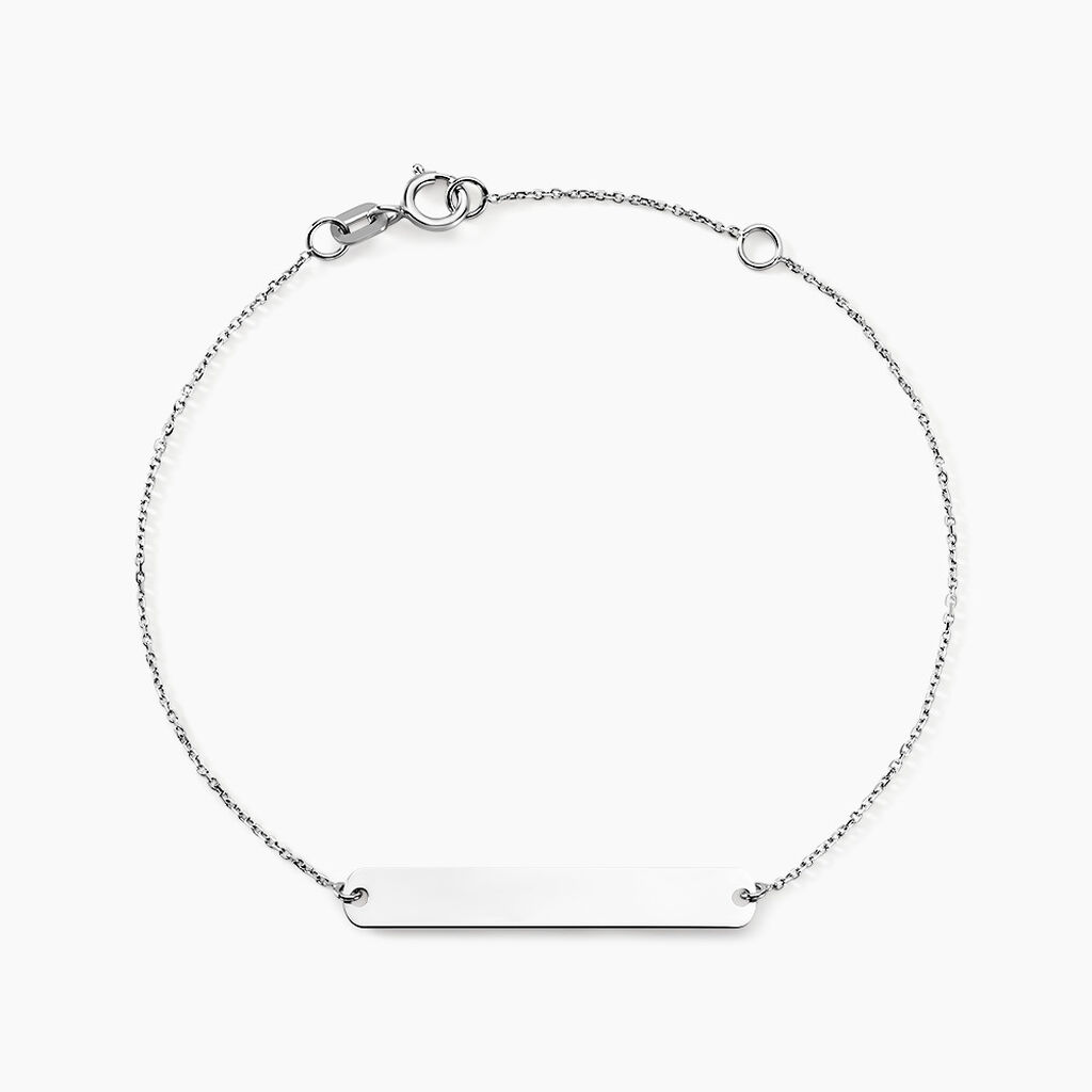 Bracelet Beavis Or Blanc - Cadeaux de naissance Femme | Histoire d’Or