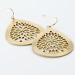 Boucles D'oreilles Pendantes Acier Dor&eacute; Iwona - Boucles d'oreilles fantaisie Femme | Histoire d&rsquo;Or