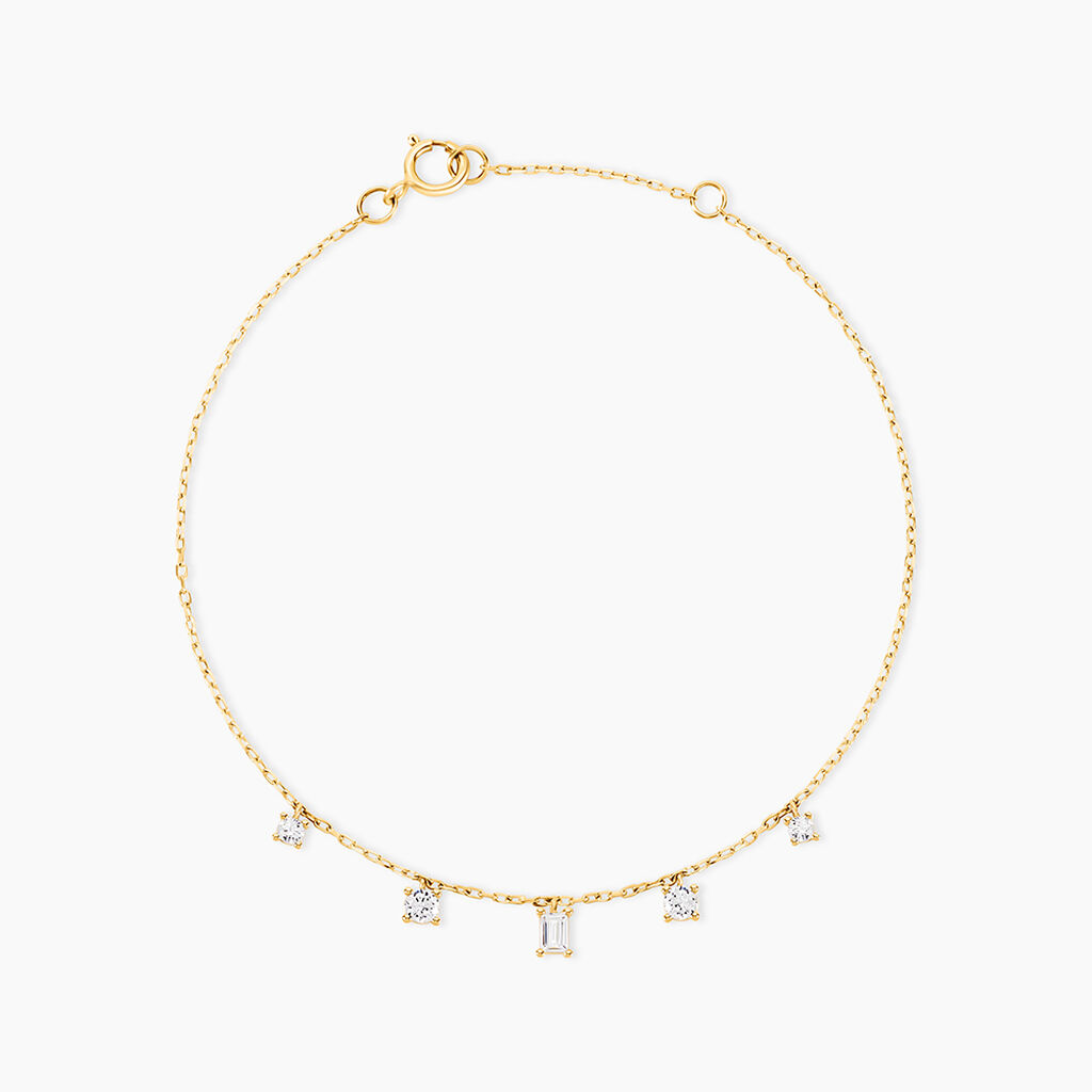 Bracelet Avner Or Jaune Oxyde De Zirconium - Bracelets Femme | Histoire d&rsquo;Or