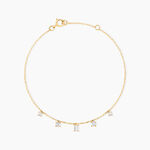 Bracelet Avner Or Jaune Oxyde De Zirconium - Bracelets Femme | Histoire d&rsquo;Or