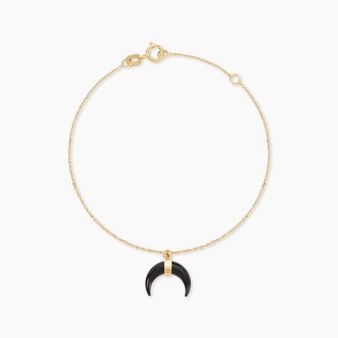 Bracelet Solange Or Jaune Onyx - Bracelets Femme | Histoire d&rsquo;Or