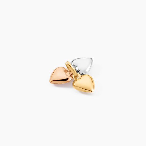 Pendentif Eudocie Triple Coeurs Or Tricolore - Pendentifs Famille | Histoire d’Or