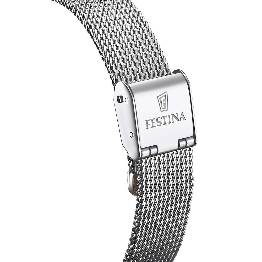 Montres Festina F20627 1 Acier Boucle coulissante Blanc Ronde
