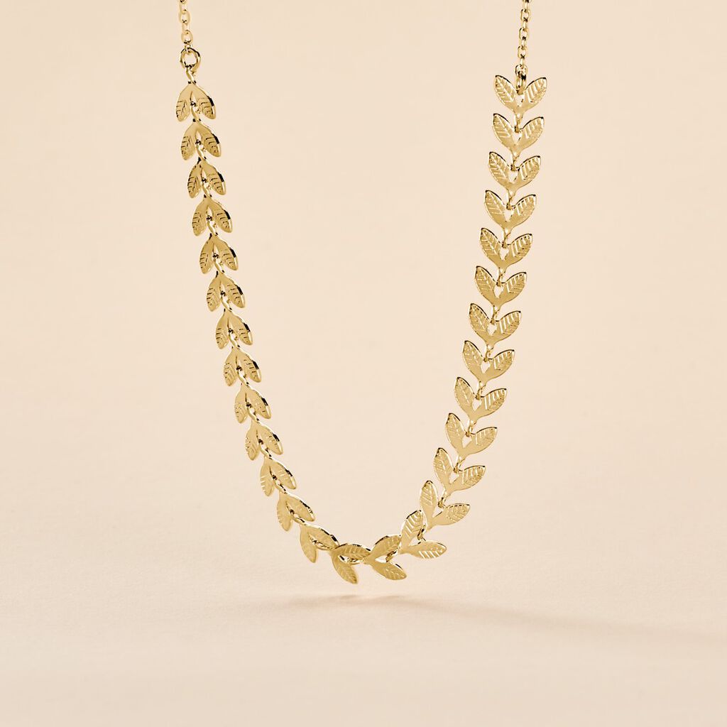 Collier Plaqu&eacute; Or Jaune Jay - Bijoux sans pierre Femme | Histoire d&rsquo;Or