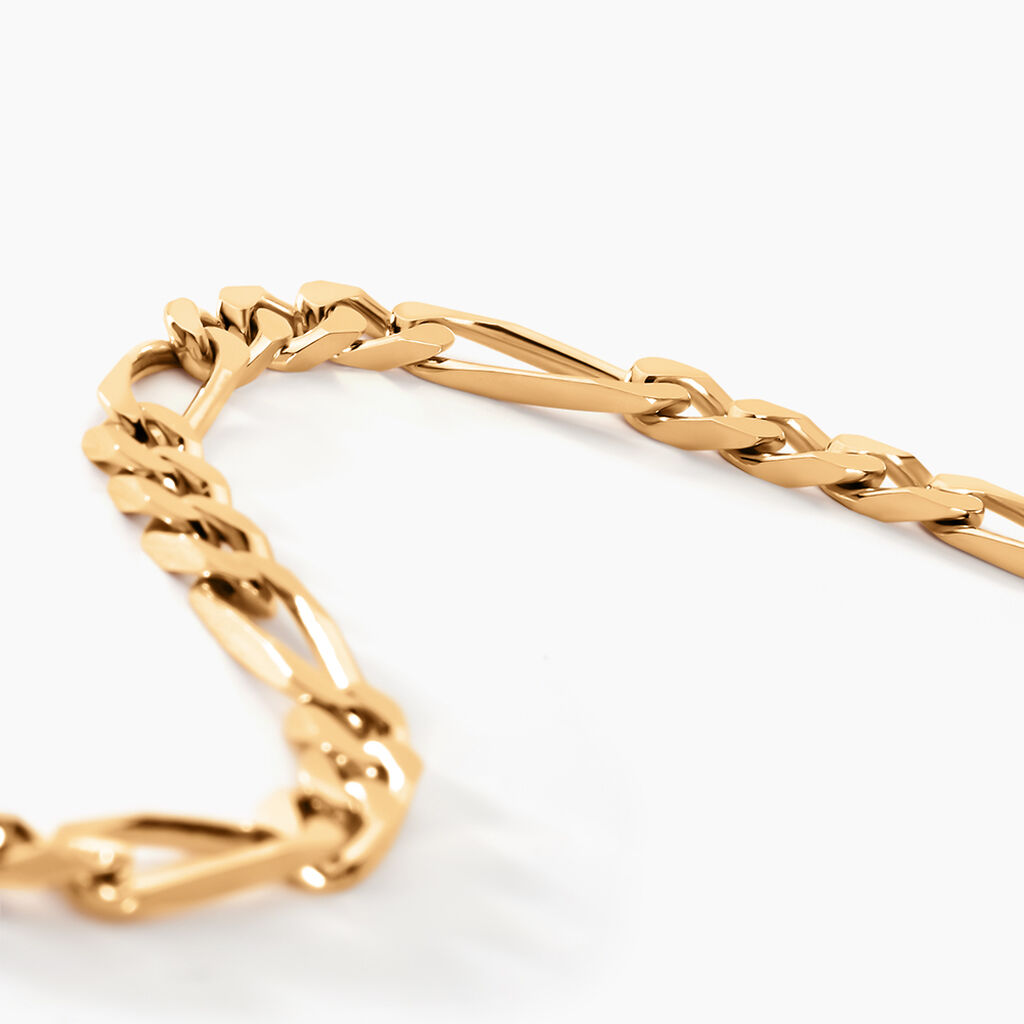 Bracelet Bixente Plaqué Or Doré - Bracelets chaîne Homme | Histoire d’Or